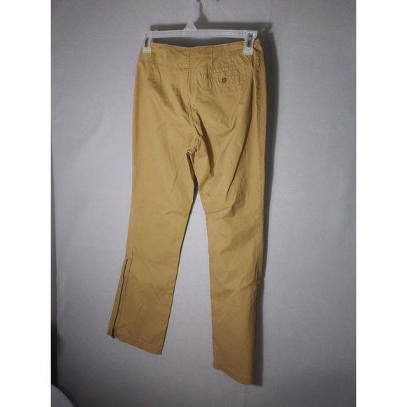 Gap Cotton Pants With Zippered Ankles Women's Size 6 - Picture 2 of 10